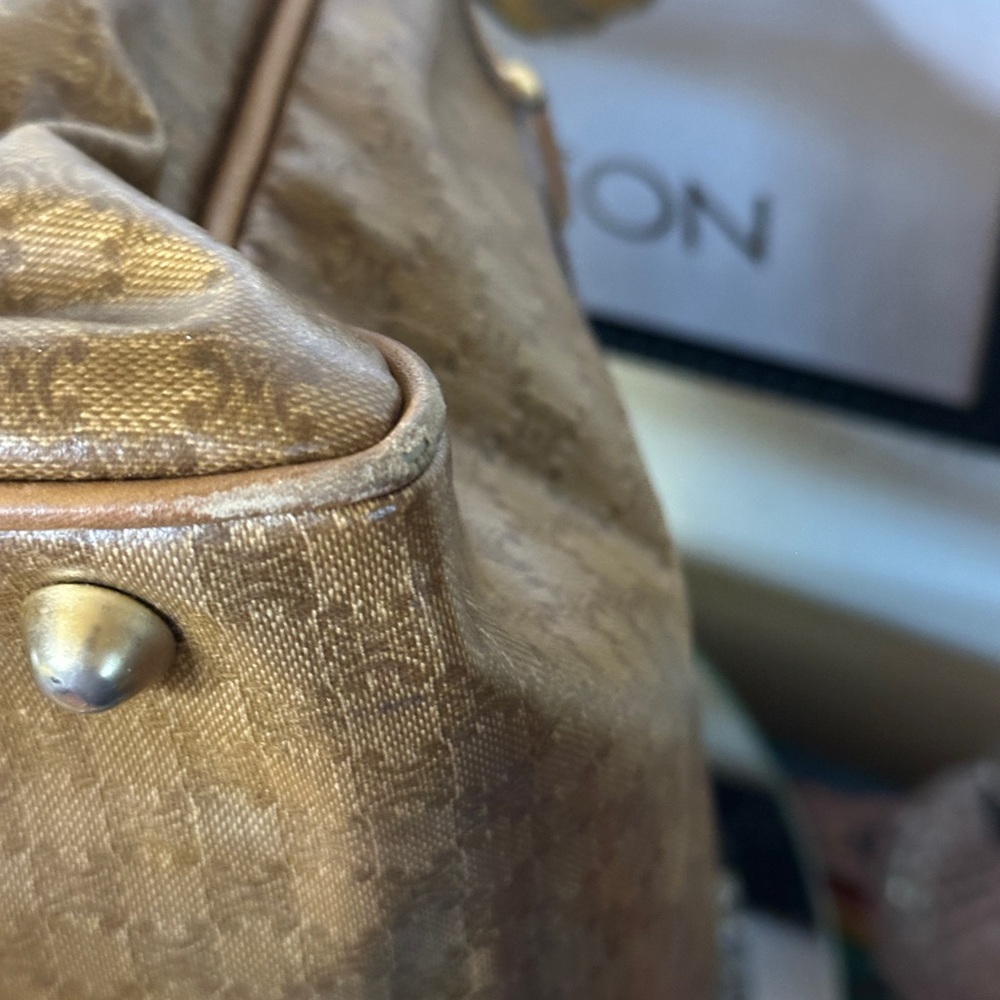 Vintage Celine Macadam Boston Bag. - Picture 6 of 12